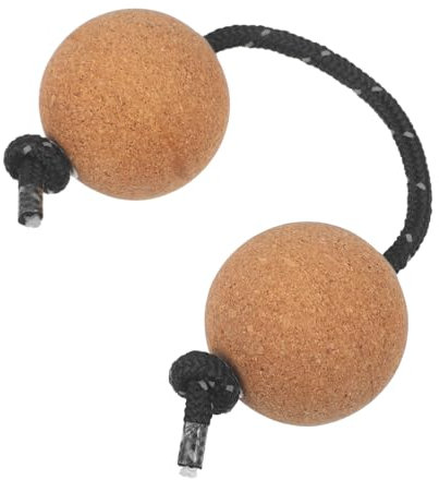 WOONEKY Strumento Musicale Shaker a Forma Di Ovoide in Sughero Per Principianti Percussionista Portatile Resistente Per Feste Lezioni e Concerti