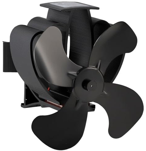 Effizienter magnetischer Ofenventilator für geräuschlose Wärmeverteilung, kein Strom erforderlich, Heizlösung