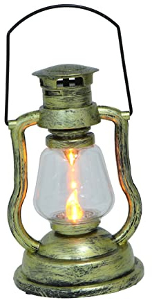 Didiseaon Vintage Petroleumlampe Aus Metall Wiederaufladbare Retro Handlampe Für Zuhause Und Festivaldeko Kompakte Tragbare Kerosinlampe Mit Griff Für Bar Und Garten