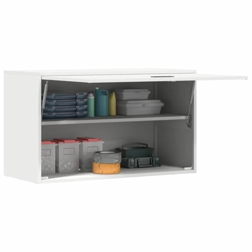 vidaXL Armario de Pared para el Garaje 90 x 40 x 53 cm, Sala, Muebles Modernos de Almacenamiento, gabinete Funcional, diseñado para Ahorrar Espacio, ¡Organiza tu hogar