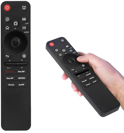 Nzkeuf Control Remoto Mágico MR25GA con Puntero, Control por Voz AI y Alexa, Compatible con TV LG 2025 Series OLED G5 C5 B5, QNED 92A 85A 80A, UA77, AKB76046603