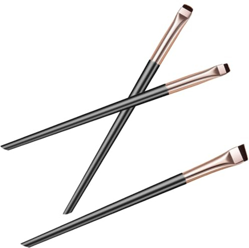 TIKODIDA Kit de Pinceles Delineadores de Ojos y Brochas para Sombra Aplicador Fino para Maquillaje Detallado en Fiestas y Trabajo