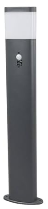 Lindby LED Wegeleuchte/Pollerleuchte mit Bewegungsmelder, Höhe 80 cm Wegelampe spritzwassergeschützt IP44 8,1W Außenleuchte