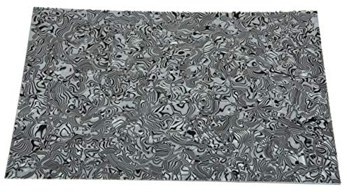 Kaish Schlagbrett für Gitarre, Bass, blanko, 290 x 430 mm Black/White Shell