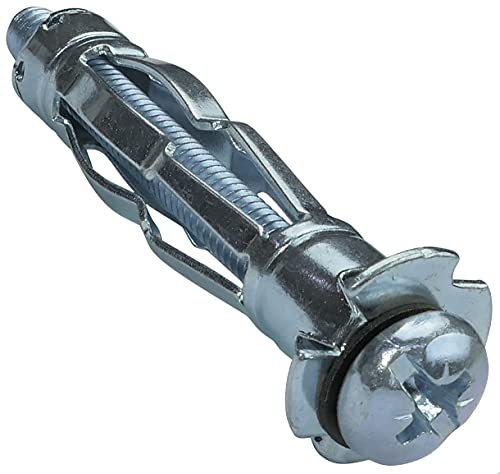 AERZETIX - C49948 - Satz von 25 - Spreizdübel - hohlraumdübel - Ø12x52mm - für hohlkörper gipsplatte - mit schraube M6x59mm - für trockenbau befestigun