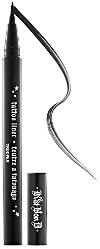 Kat Von D Tattoo Liner Waterproof Liquid Eyeliner in Trooper Black Full Size UNBOXED