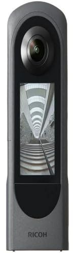 Ricoh 360 Degree camera THETA X, High resolution image of approx 60M, 5.7K 360, Touch screen, Interchageable battery, External memory card