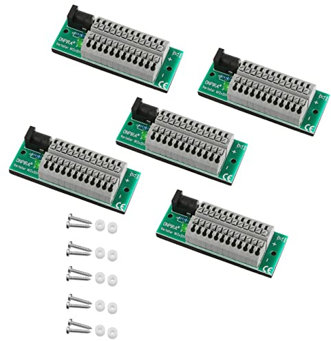 Schürberg 5X Stromverteiler für Modellbau mit 5,5mm Hohlstecker Buchse 12-Fach | Gleichstrom & Wechselstrom | Verschiedene Modelle