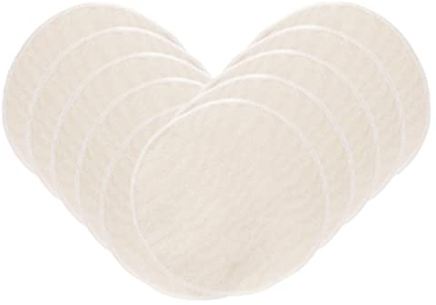 Cabilock 10 Pack Pure Cotton Mats Cloths Filter Pads Dumplings Mat Gauze Beige 30CM Diameter