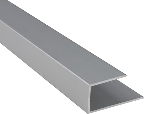 Alu Abschlussprofil Einschubprofil für Laminat Parkett silber matt 270cm
