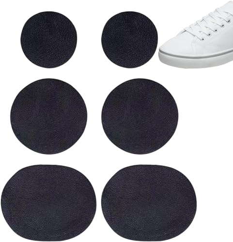 6Pcs Schwarz Mesh Schuhe Loch Reparatur Selbstklebend Sneaker Loch Vamp Reparatur Aufkleber Schuh Loch Reparatur Patch,Selbstklebend Sneaker Heel Repair Patch,Schuhzubehör and Pflege,Schuhputzsets