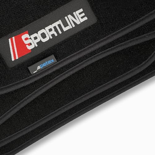 PETEX Auto Fussmatten Passform für Opel Insignia B ab 05/2017, Autoteppich Set in Velours - Dynamic, 4-teilig, schwarz