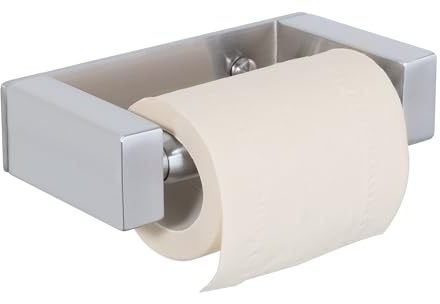 Mooche Porte Papier Toilette Support, SUS304, 16.5 CM Brossé | Porte Rouleau Papier pour Toilettes et Cuisines/Salle de Bain, Brossé de Surface