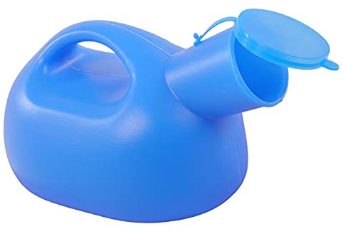 Botella de orina,urinarios portatiles, Urinario masculino de 2000 ml con tapa, reutilizable, inodoro portátil for viajes con recolector de orina for hombres