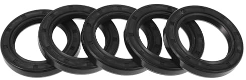 Motoforti Öldichtung Doppellippe 32x47x7mm Hochdruck-NBR-Gummi 5 Stück | TC-Typ Mit Stahlfeder, Schwarz, Für Autos, Boote, Motorräder, Kurbelwellen, Nockenwellen, Differentiale