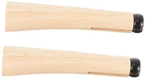 Levemolo 2set Wooden Handle Replacement Outdoor Grip Handles for Camping Install Ergonomic Design