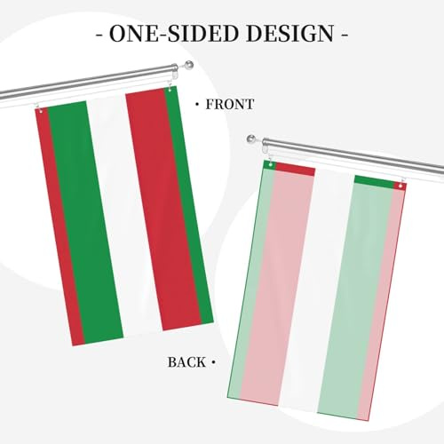 Bandera italiana con impresión de bandera decorativa para exteriores, bandera personalizada para exteriores, apta para todos los entornos al aire libre