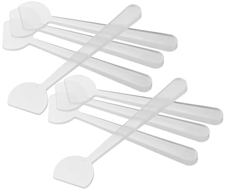 Ipetboom 100pièces Spatule Plastique Pour Et Lotions Cuillère De Pour Application Et De Masques Cosmétiques Outil De Soins Peau