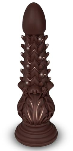 BDSMAGE 17.5cm Gode Femme Sex Toýs, Monstre anal dildo Jouet sexuel pour adultes, Ventouse Gode plug anal butt plug, Godemiché Masturbation Pour Femme Homme (S)