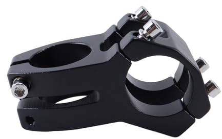 Riven cykelstam, 31,8 mm, stam av aluminiumlegering, för mountainbike, BMX, MTB