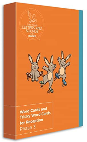 Word Cards and Tricky Word Cards for Reception: Phase 3 (Big Cat Phonics for Little Wandle Letters and Sounds Revised)