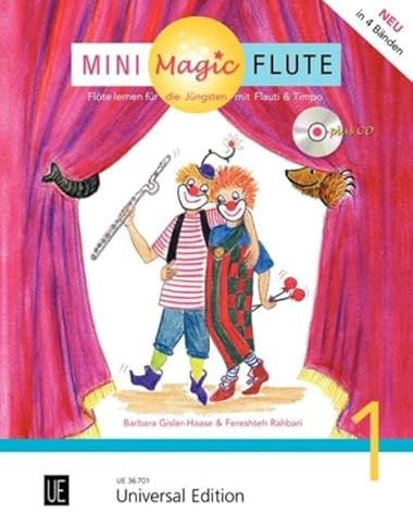 Mini Magic Flute 1: Flöte mit Audio- oder Klavierbegleitung. Ausgabe inkl. Play-Along.