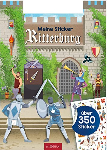 Meine Sticker-Ritterburg: Über 350 Sticker | Stickerheft für Kinder ab 4 Jahren (Formgestanzte Stickerbücher)
