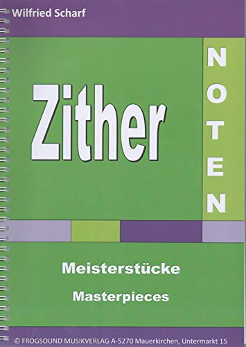Zither-Noten: Meisterstücke/Masterpieces