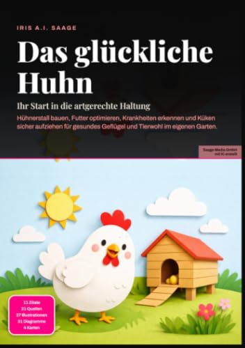 Das glückliche Huhn: Ihr Start in die artgerechte Haltung: Hühnerstall bauen, Futter optimieren, Krankheiten erkennen und Küken sicher aufziehen für gesundes Geflügel und Tierwohl im eigenen Garten.