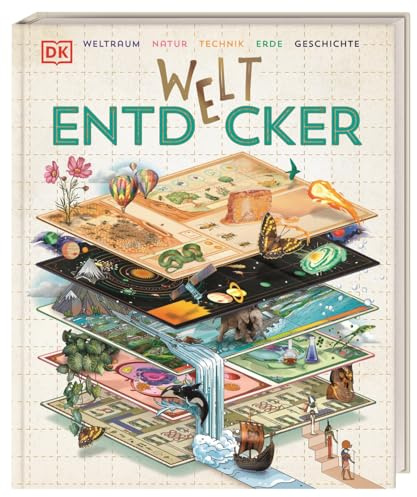 Welt-Entdecker: Innovativ gestaltetes Wissensbuch mit Karten, Grafiken und Diagrammen – wunderschön illustriert. Für Kinder ab 8 Jahren