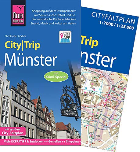 Reise Know-How CityTrip Münster mit Krimi-Special: Reiseführer mit Faltplan und kostenloser Web-App