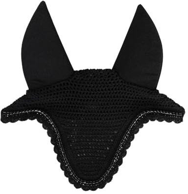 Kentucky - Fliegenhaube lang Stone & Pearl soundless schwarz