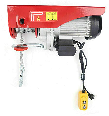 Elektrische Seilwinde Seilzug Seilhebezug 200/800/1000KG Elektrische Hebezeuge mit Kabelfernbedienung Motorwinde Kettenzug Flaschenzug Kran Hub（800kg）