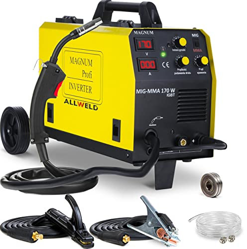 Saldatrice Inverter MIG 3 in 1 Multifunzione Saldatura MIG MAG TIG DC MMA IGBT Saldatrice Senza gas Filo 160A 220V IGBT Magnum MIG 170W IGBT Stazione saldante Saldatore a gas saldatrice a filo