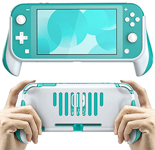 VOVIGGOL Impugnatura Progettata per Nintendo Switch Lite Grip Case, Ergonomica Confortevole Custodia Protettiva Portatile per Nintendo Switch Lite Accessorie (Blu)