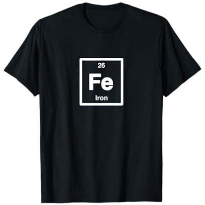 Hierro: Fe - Tabla periódica de elementos | Regalos científicos Camiseta