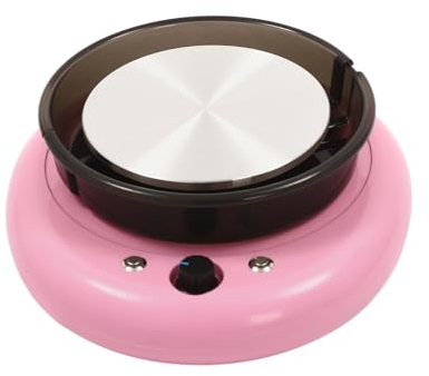 Alnemy Keramikradmaschine mit Einstellbarer Geschwindigkeit, Mini Töpferscheibe, Töpferformung, Keramik, Ton, Modellierung, Skulptur-Maschine mit Adapter (Rosa)