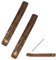 XURJUMI 2 Piezas Porta Incienso Madera Quemador Incienso, Soporte de Varillas de Incienso de Madera para Yoga, Meditación, Oficina, Hogar, 25.5 * 3.5cm con un Agujero de 3 mm