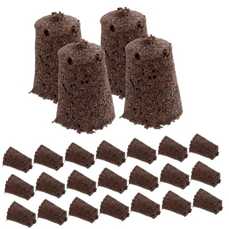 Toyvian 30pièces Fournitures Hydroponiques Terreaux De Culture Blocs De Tourbe De pour Démarrage De Plantes Accessoires De Jardinage Hydroponique