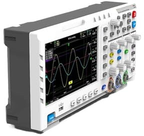 MELEDFCFK Générateur d'entrée Double Canal 2 en 1 1014D Oscilloscope numérique Portable Multimètre oscilloscope 100 MHz*2(Add P4100 Probe)