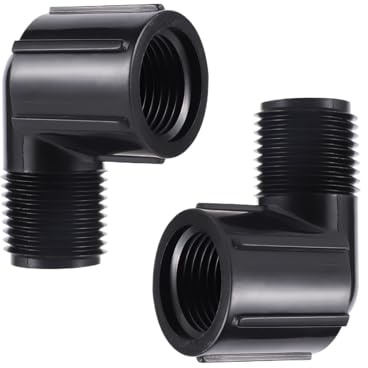 SRTYDCUR 1/2 Female Elbow Connector Pop-up Sprinkler Swing Joint Adapter Garden Lawn Flower Irrigation Male Thread Fittings