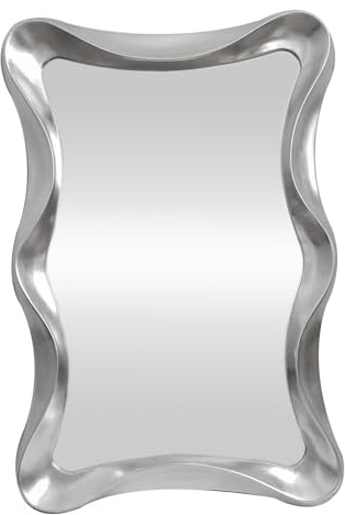 invicta INTERIOR Moderner Wandspiegel Alice - 120cm - Silber - variabel aufhängbar vertikal horizontal Spiegel Dekoration