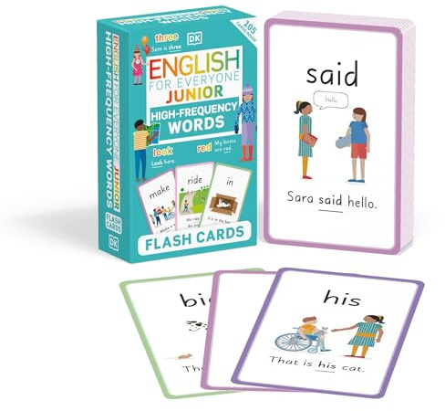 English for Everyone Junior High-Frequency Words Flash Cards (DK English for Everyone Junior)