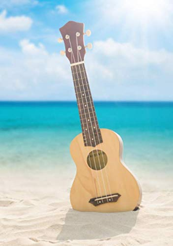 Ukulele leicht lernen Grifftabelle zum selber eintragen: Sommer, Sonne, Strand, Notenheft mit Tabulator und Linien für Grifftabelle, Akkorde und Saiten, zum selber eintragen 120 Seiten