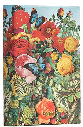 Paperblanks 12-Monatskalender 2020-2021 Naturcollagen | Tagesüberblick | Mini (98 × 140 mm)