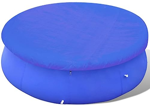 vidaXL Poolabdeckung PE Rund 460cm 90g/m² Abdeckplane Schwimmbecken Abdeckung
