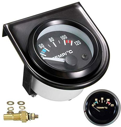 FRFJY 252mm Digital Auto Wassertemperaturanzeige 40-120 ℃ LED Universal