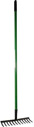 Steel Garden Tools Farming Rake Gardening Home Landscape High Sand Dirt Soil Farming Harvesting Leaf Leaves Fall Autumn Winter
