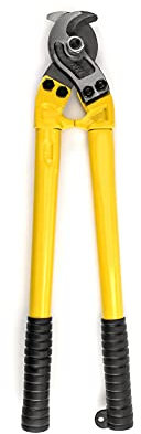 QWORK Coupe-câble en acier inoxydable trempé de 45,7 cm pour couper des fils en acier inoxydable