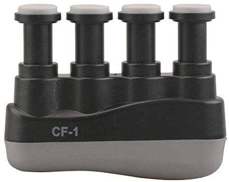 Fingertrainer Handstärkungsgerät, tragbarer Fingerkrafttrainer Handtrainer Gitarrenfingertrainer Grifftrainer-Stärkungsgerät für Sportler, Gitarre, Klavier, Golf, Tennis und Physiotherapie-Schwarz